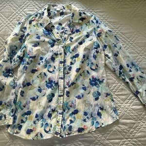 Floral Button-Up Shirt